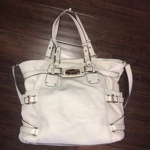 Michael Kors White Large Satchel